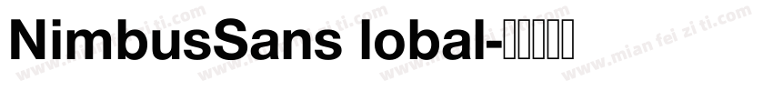 NimbusSans lobal字体转换